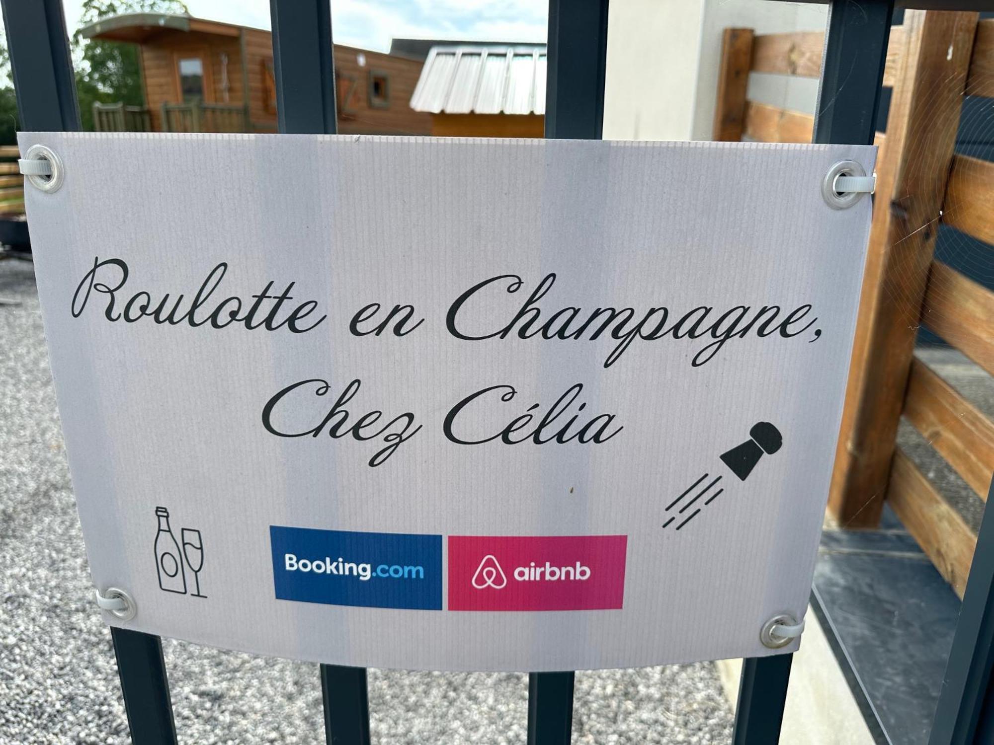 Chez Celia, Roulotte En Champagne Villa Fleury-la-Riviere Exterior foto
